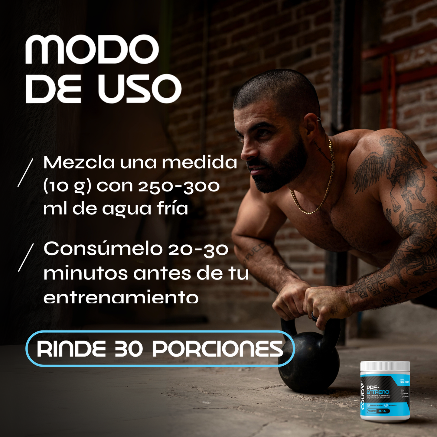 Pre Entreno sabor Berries – 300 g