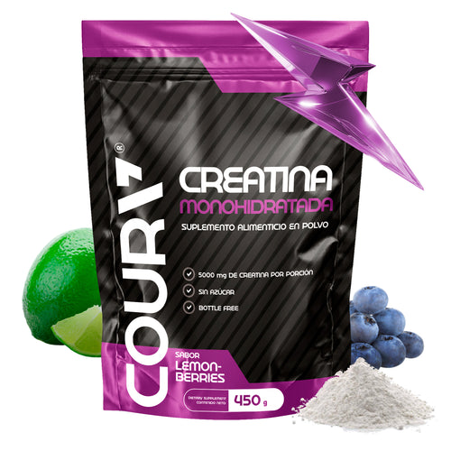 Creatina Monohidratada Sabor Lemon-Berries 450gr
