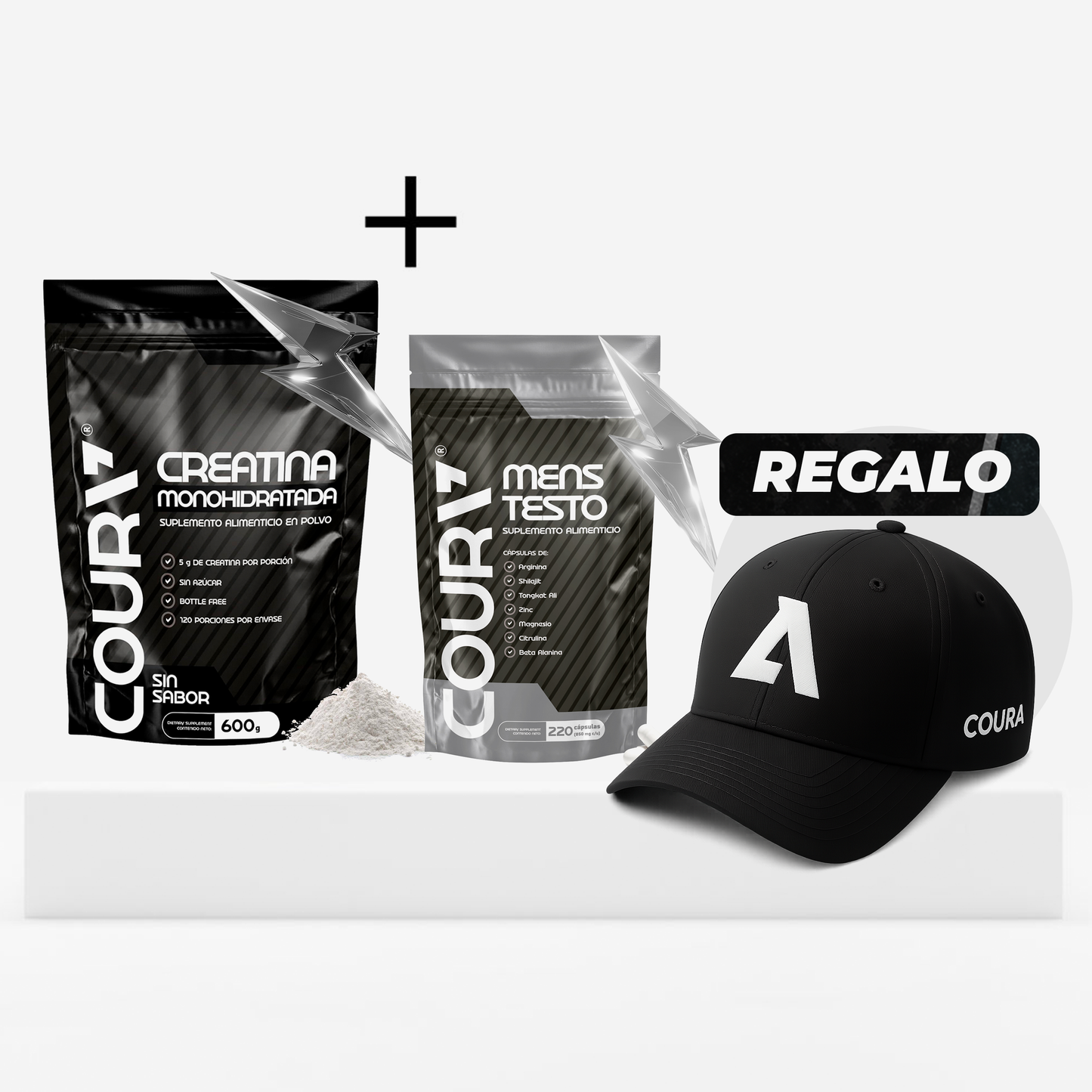 Kit "Power" Testo + Creatina + REGALO