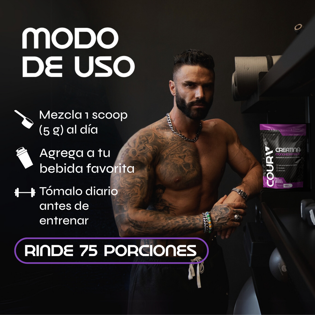 Creatina Monohidratada con Sabor