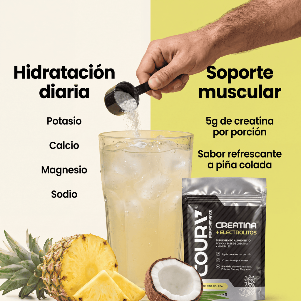 Creatina + Electrolitos con sabor