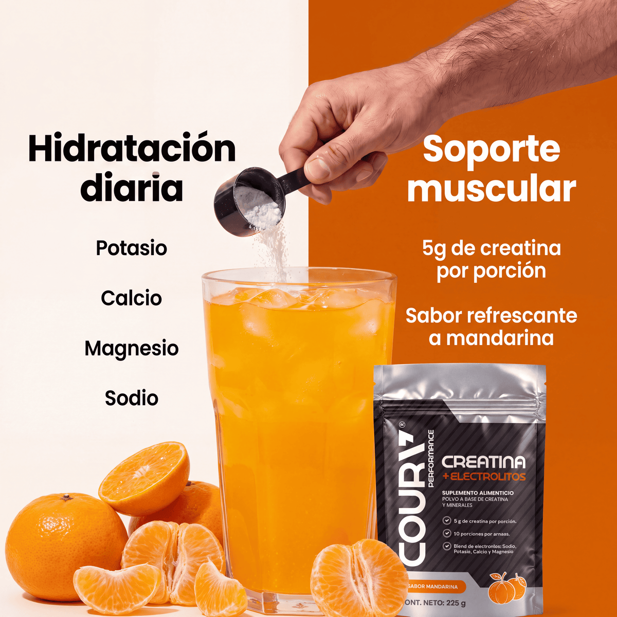 Creatina + Electrolitos con sabor