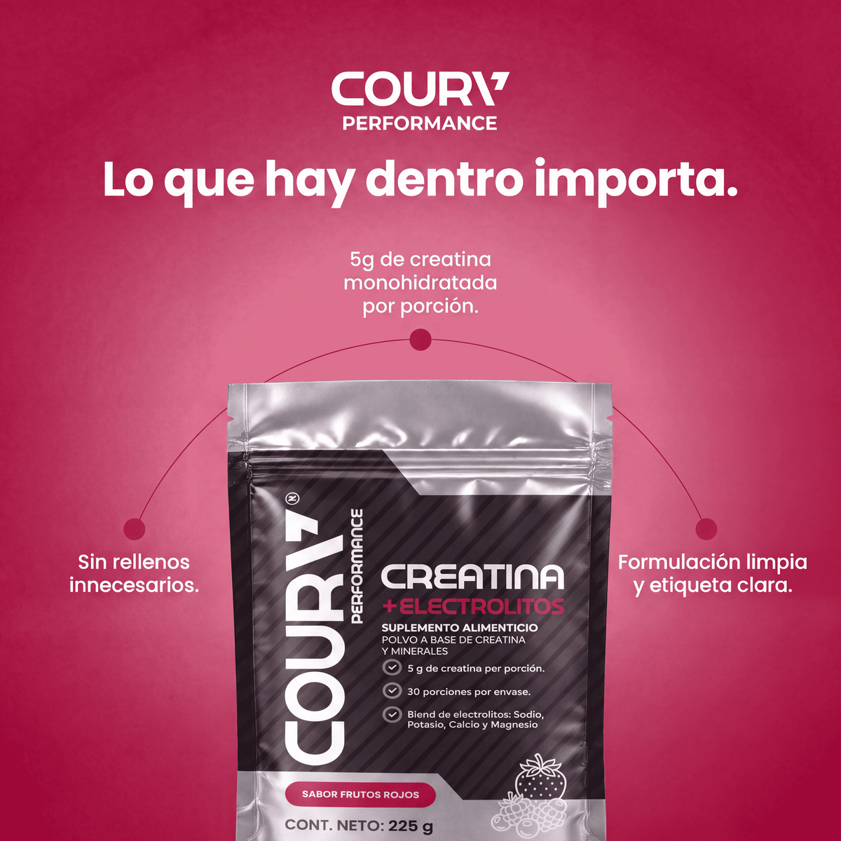 Creatina + Electrolitos con sabor