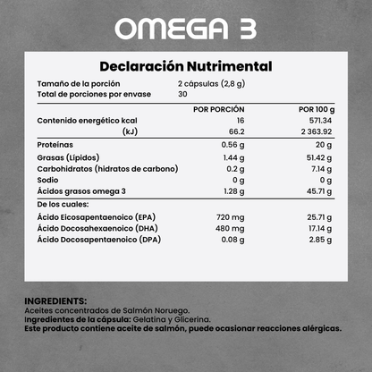 Kit Omega 3 + Creatina Monohidratada + REGALO