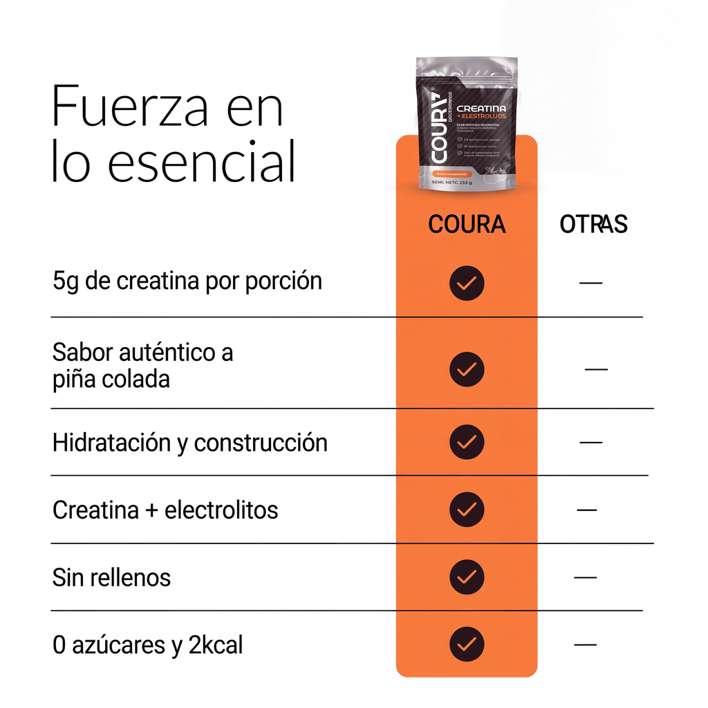 Creatina + Electrolitos con sabor