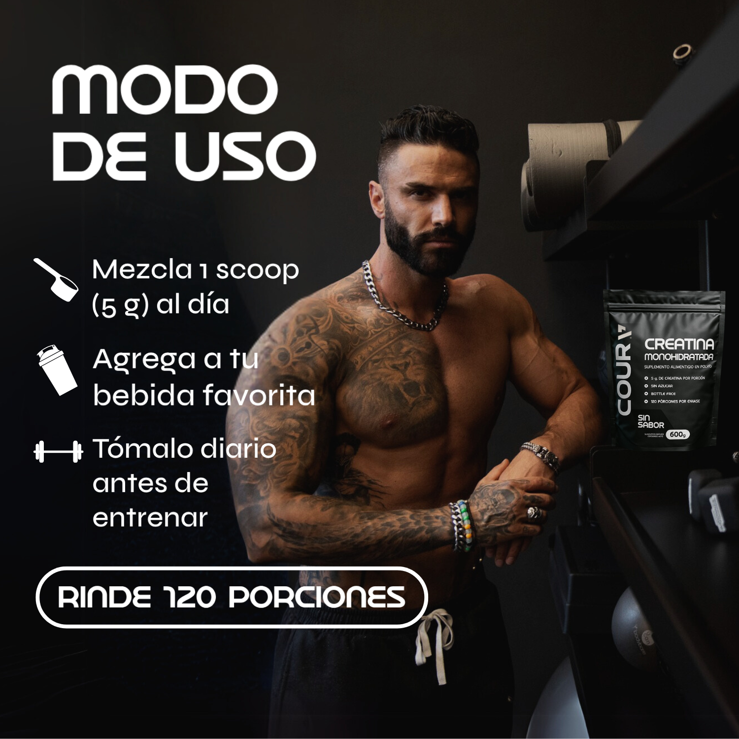 Creatina Monohidratada 600g