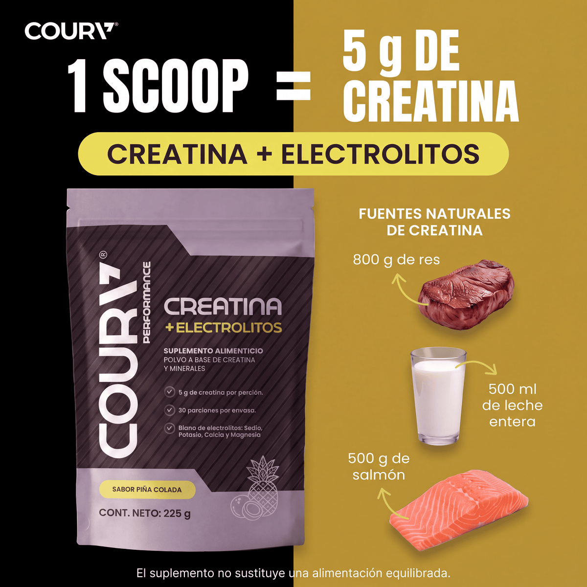 Creatina + Electrolitos con sabor