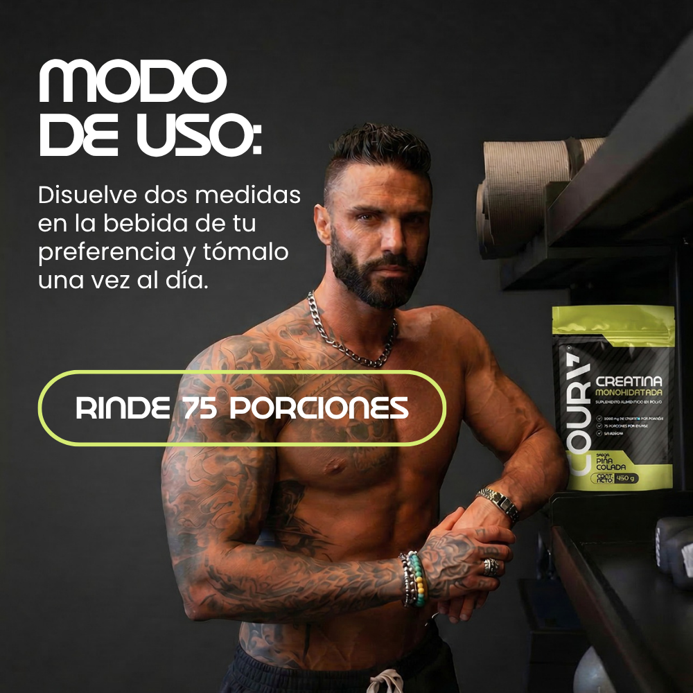 Creatina Monohidratada con Sabor