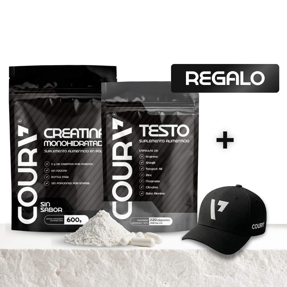 Kit "Power" Testo + Creatina + Gorra GRATIS