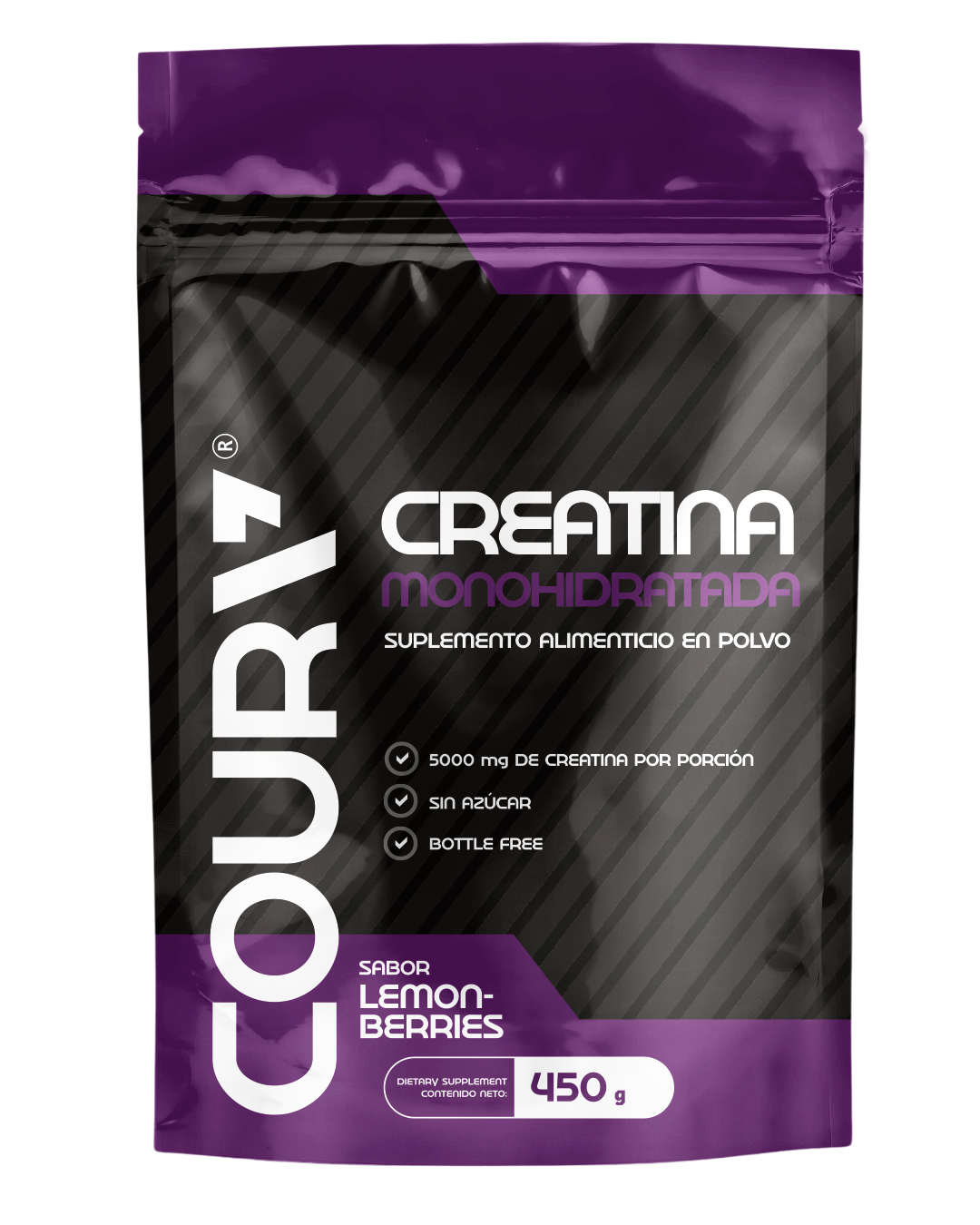 Creatina Monohidratada Sabor Lemon-Berries 450gr