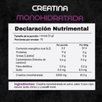 Creatina Monohidratada con Sabor