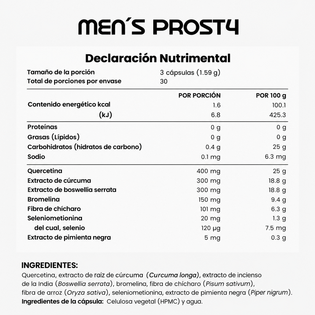 Men's Prost4 - 30 pociones