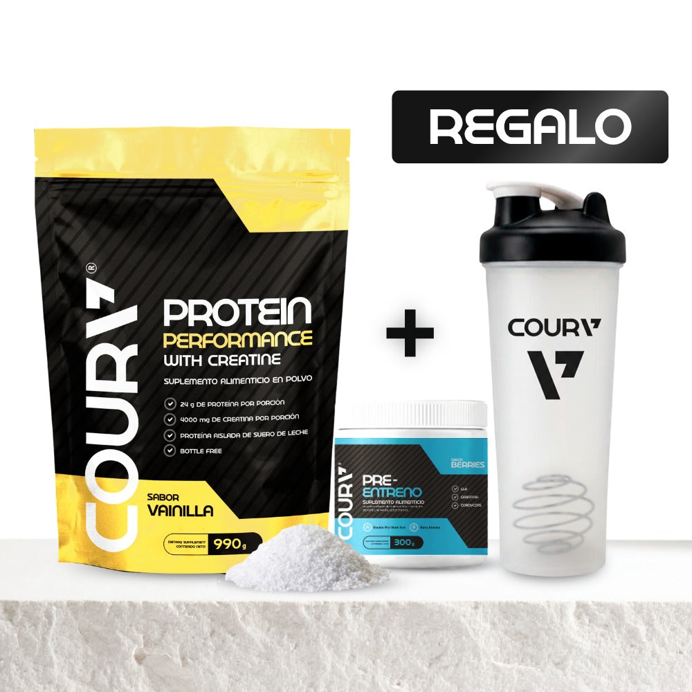Kit "Fuel" Proteína + Pre Entreno Berries + Shaker GRATIS