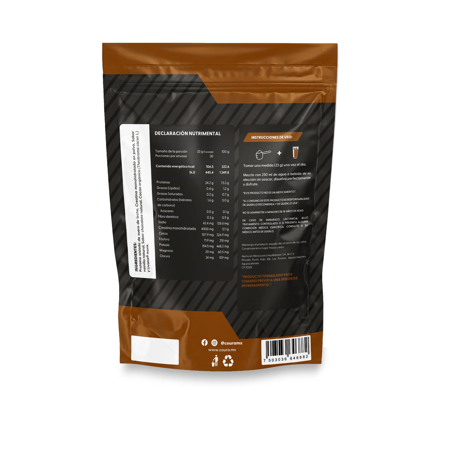 Proteina Performance con Creatina 990gr - Sabor Chocolate