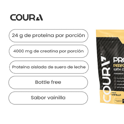 Proteina Performance con Creatina 990gr - Sabor Vainilla